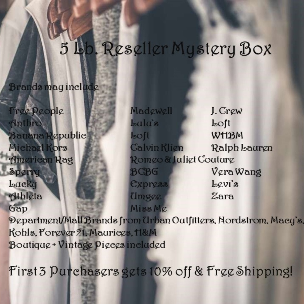Reseller's Mystery Box 5 Lbs